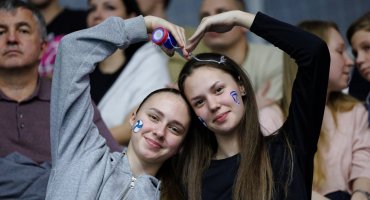 Болельщики матча «Горький» – «Динамо-ЛО»