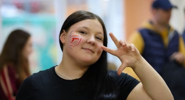 Болельщики матча «Горький» – «Кузбасс»